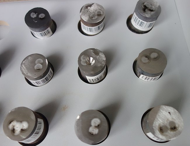 Prueba de espectrógrafo para un rastreo de calidad.